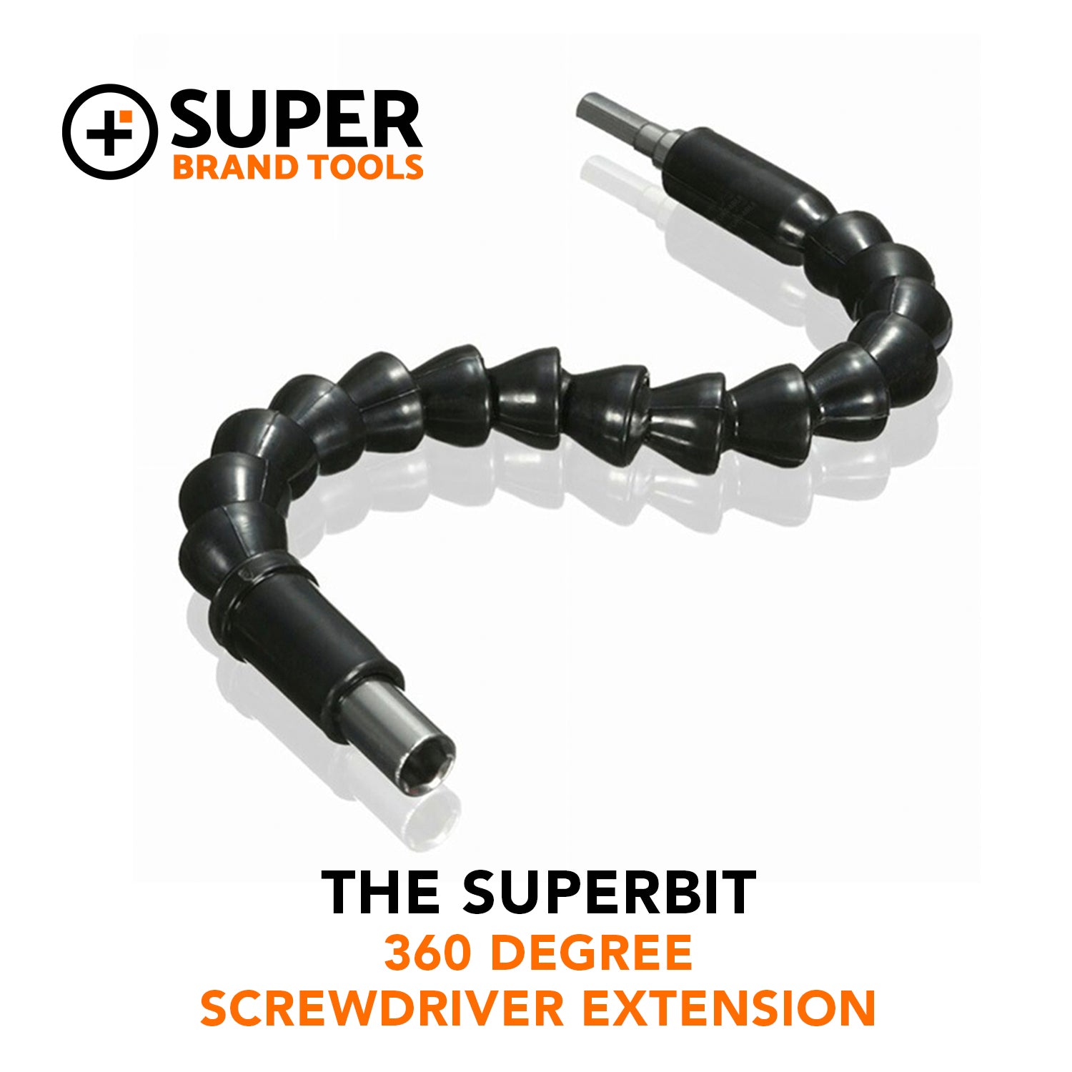The SuperBit™ - The 360 Degree Screwdriver Extension for ANY Angle!